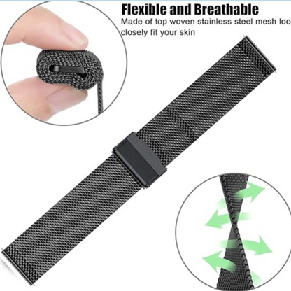 Black Milanese Loop Watch Band