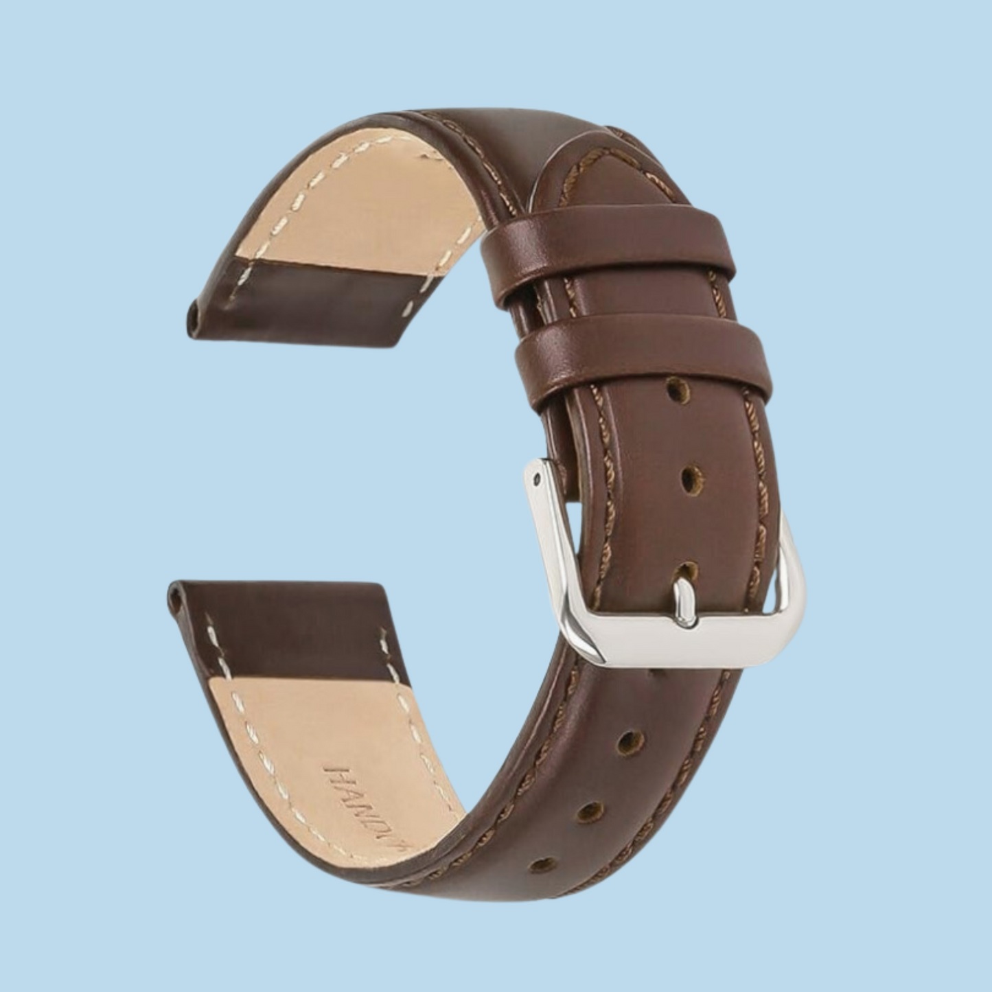 Brown Leather Watch Band